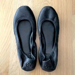 Tory Burch Black Flats size 7
